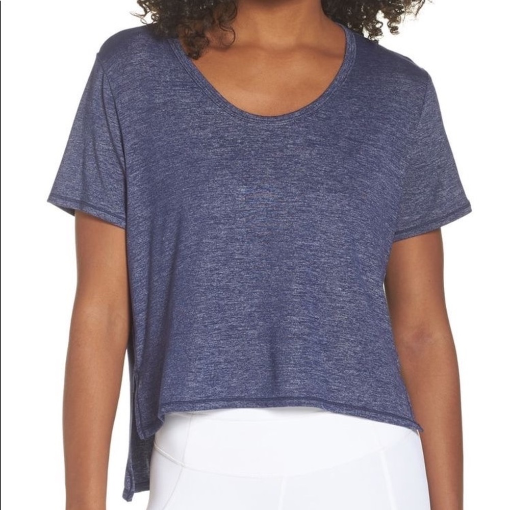 Zella Brightside Tee Navy Maritime Size S